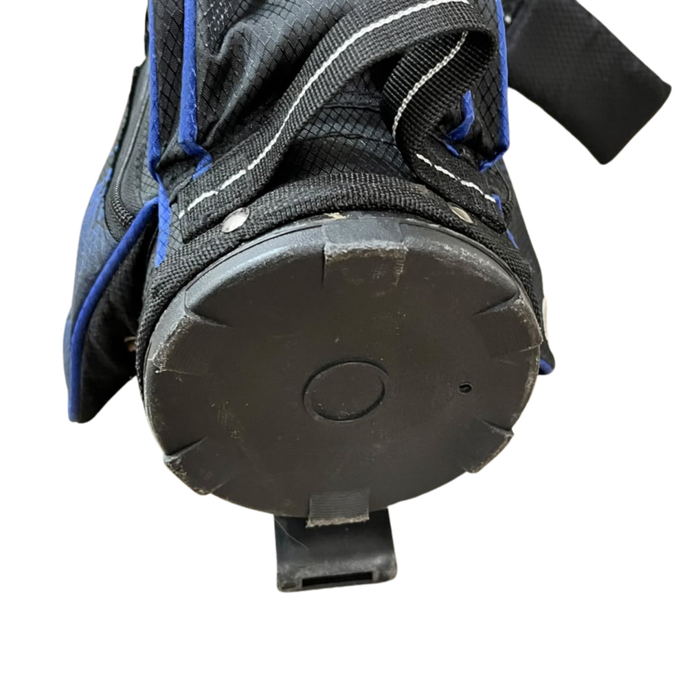 US Kids Golf UL7 Ultralight 45" 3-Way Stand Carry Bag Black/Blue Rain Hood Nice! - Picture 5 of 7
